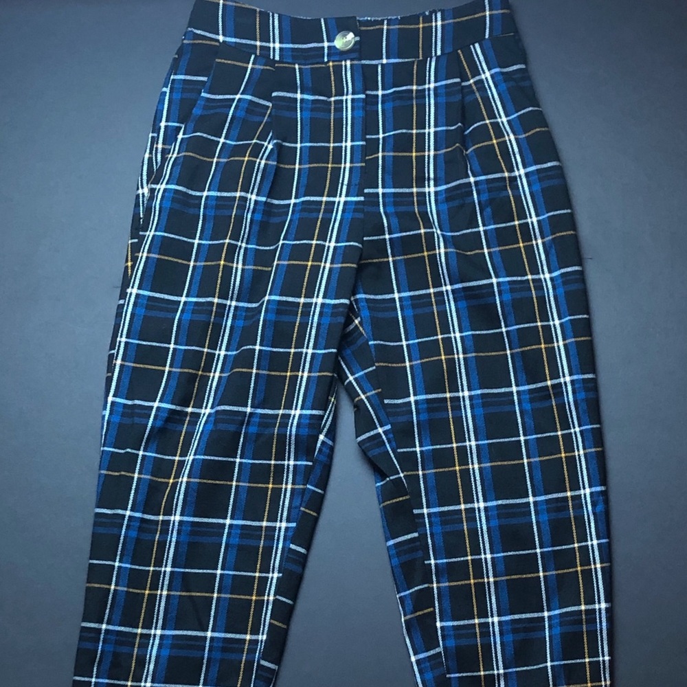 New look plaid pants
